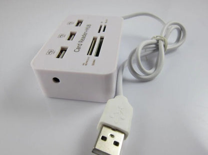 3-port USB2.0HUB+4 card slot card reader