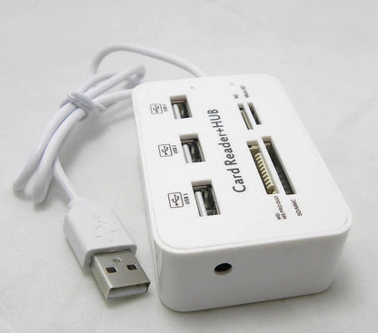 3-port USB2.0HUB+4 card slot card reader