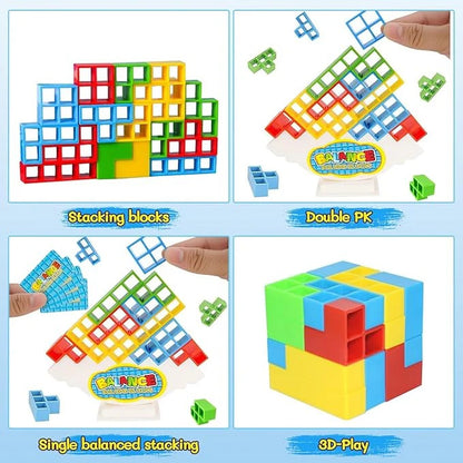 Balance Building Blocks Game – 48 PCS Educational Balance Toy for Kids (3+ Years)
