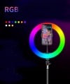 RGB LED Soft Ring Light with 360° Rotation